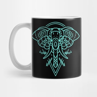 neon elephant Mug